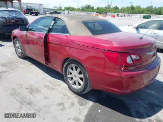 2008 Chrysler Sebring Touring with VIN 1C3LC55R68N619956, listed as a IAAI auction lot 42027582 with 132,870 mi miles. Bid and sale history available at carsss.com. Image 3.