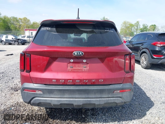 2021 Kia Sorento LX with VIN 5XYRG4LC1MG052981, listed as a IAAI auction lot 42199446 with 82,634 mi miles and . Bid and sale history available at DreamBid. Image 17.