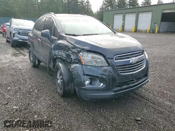 2016 Chevrolet Trax LTZ with VIN KL7CJRSB7GB649707, listed as a Copart auction lot 51951785 with 158,613 mi miles and Salvage Title. Bid and sale history available at carsss.com. Image 12.
