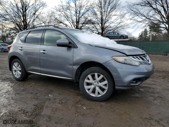 2013 Nissan Murano SL with VIN JN8AZ1MW2DW304310, listed as a Copart auction lot 42087685 with 134,251 mi miles and Salvage Title. Bid and sale history available at carsss.com. Image 4.