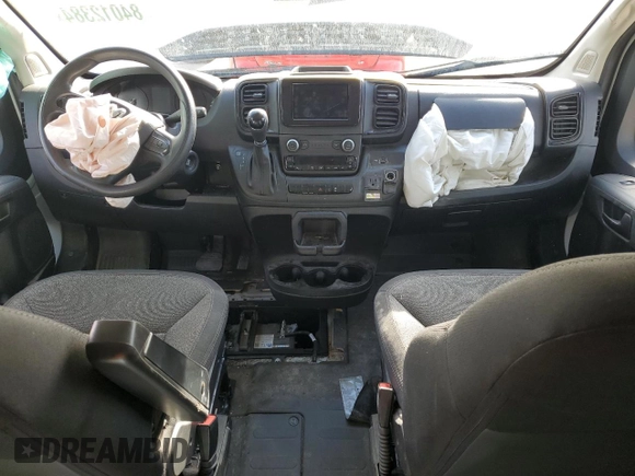 2023 Ram ProMaster Cargo with VIN 3C6LRVAG8PE503411, listed as a Copart auction lot 84012384 with Not Provided miles and Salvage Title. Bid and sale history available at DreamBid. Image 8.