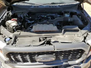 2021 Ford F-150 XL with VIN 1FTEW1EP3MKE81596, listed as a Copart auction lot 48502705 with 38,850 mi miles and Salvage title. Bid and sale history available at DreamBid. Image 11.