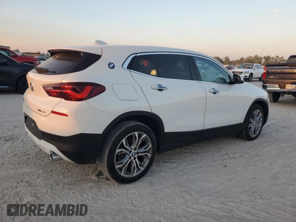 2022 BMW X2 sDrive28i with VIN WBXYH9C03N5U10638, listed as a Copart auction lot 74921814 with 46,252 mi miles and Salvage Title. Bid and sale history available at carsss.com. Image 3.