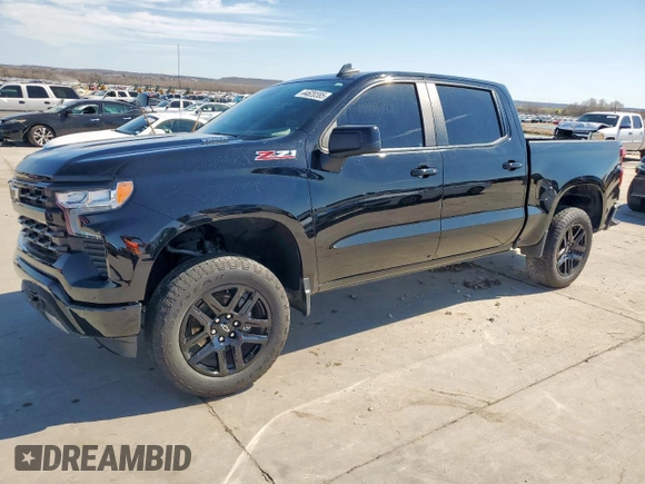 2023 Chevrolet Silverado 1500 RST with VIN 1GCUDEE87PZ309357, listed as a Copart auction lot 44620385 with 27,774 mi miles and Salvage Title. Bid and sale history available at DreamBid. Image 1.