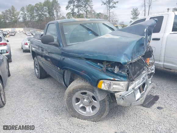 1998 Dodge Ram 1500 with VIN 1B7HC16Y1WS769200, listed as a IAAI auction lot 41711483 with 134,676 mi miles. Bid and sale history available at carsss.com. Image 1.