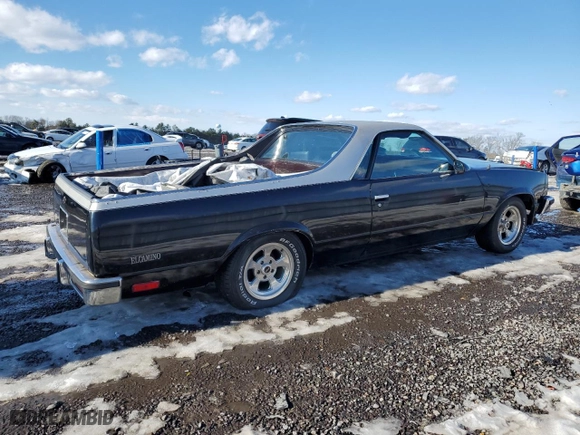 1986 Chevrolet El Camino with VIN 3GCCW80H5GS908902, listed as a Copart auction lot 41484435 with 37,883 mi miles and Clean Title. Bid and sale history available at carsss.com. Image 3.