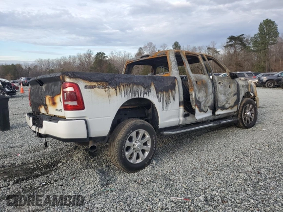 2023 Ram 2500 Big Horn with VIN 3C6UR5DL7PG512358, listed as a Copart auction lot 85675444 with 0 mi miles and Salvage Title. Bid and sale history available at carsss.com. Image 3.