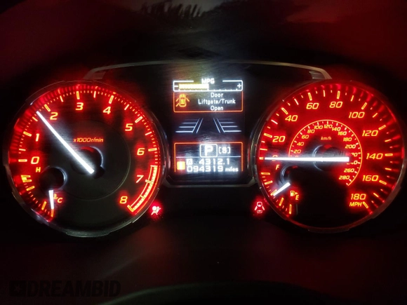 2017 Subaru WRX Limited with VIN JF1VA1N61H8832472, listed as a Copart auction lot 41503425 with 94,319 mi miles and Salvage title. Bid and sale history available at DreamBid. Image 9.