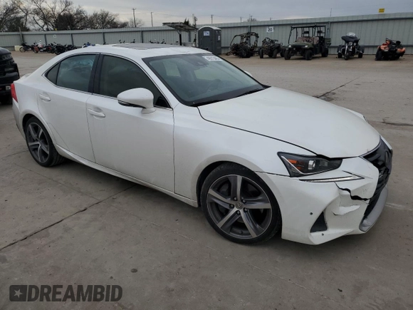 2018 Lexus IS with VIN JTHBA1D27J5066202, listed as a Copart auction lot 48615465 with 59,525 mi miles and Salvage Title. Bid and sale history available at carsss.com. Image 4.