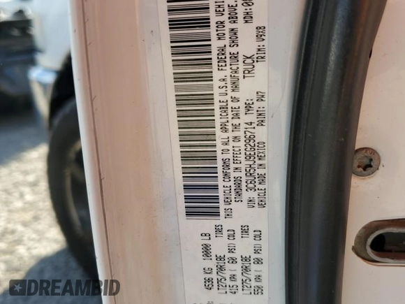 2014 Ram 2500 Tradesman with VIN 3C6UR5HJ9EG296714, listed as a Copart auction lot 73798094 with 176,067 mi miles and Salvage Title. Bid and sale history available at carsss.com. Image 13.