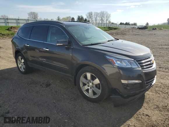 2014 Chevrolet Traverse LTZ z VIN 1GNKVJKD5EJ212952, wystawiony jako Copart lot #54815805 z przebiegiem 185 329 mil mil oraz Czysty tytuł • Clean title. Historia ofert i sprzedaży dostępna na DreamBid. Obrazek 4.