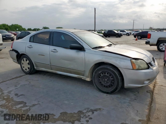 2005 Mitsubishi Galant ES z VIN 4A3AB36F35E052578, wystawiony jako Copart lot #54779195 z przebiegiem 333 528 mil mil oraz Szkoda całkowita • Salvage title. Historia ofert i sprzedaży dostępna na DreamBid. Obrazek 4.