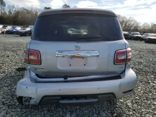 2020 Nissan Armada SL with VIN JN8AY2ND0L9110586, listed as a Copart auction lot 50541765 with 87,251 mi miles and Salvage Title. Bid and sale history available at carsss.com. Image 6.