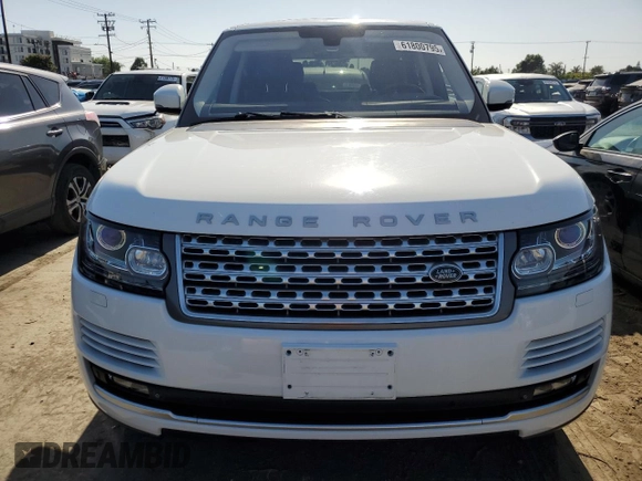 2014 Land Rover Range Rover HSE with VIN SALGS2WF5EA192980, listed as a Copart auction lot 61800795 with 54,983 mi miles and Clean title. Bid and sale history available at DreamBid. Image 5.