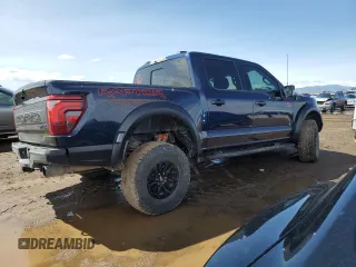 2024 Ford F-150 Raptor with VIN 1FTFW1RG3RFA46852, listed as a Copart auction lot 50419305 with 13,414 mi miles and Salvage Title. Bid and sale history available at DreamBid. Image 3.