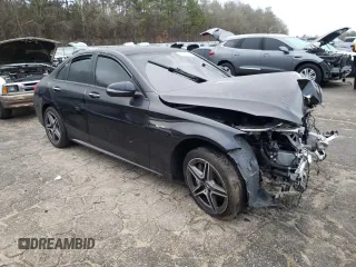 2020 Mercedes-Benz C 43 AMG with VIN W1KWF6EB2LR595722, listed as a Copart auction lot 86822694 with Not Provided miles and Salvage Title. Bid and sale history available at carsss.com. Image 4.