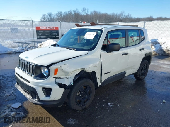 2021 Jeep Renegade Jeepster with VIN ZACNJDAB0MPN28743, listed as a IAAI auction lot 41354556 with 35,738 mi miles and . Bid and sale history available at DreamBid. Image 18.