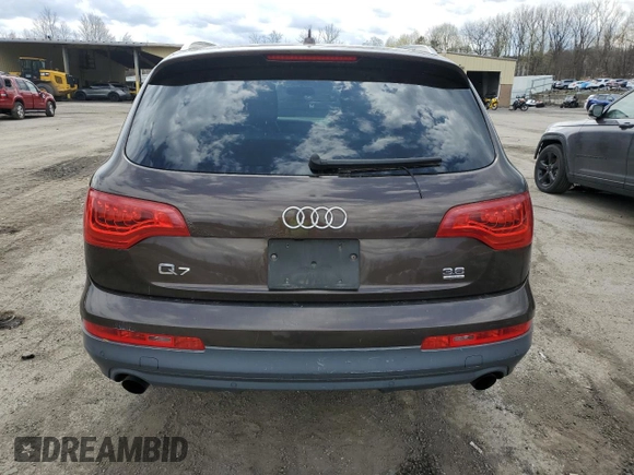 2010 Audi Q7 3.6L Premium Plus with VIN WA1LYAFE1AD002472, listed as a Copart auction lot 53059815 with 130,026 mi miles and Salvage Title. Bid and sale history available at carsss.com. Image 6.