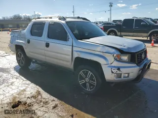 2013 Honda Ridgeline Sport with VIN 5FPYK1F78DB010653, listed as a Copart auction lot 47284465 with 165,528 mi miles and Salvage Title. Bid and sale history available at carsss.com. Image 4.