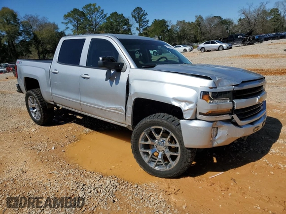 2018 Chevrolet Silverado 1500 LT with VIN 3GCUKREC7JG498729, listed as a Copart auction lot 47893005 with 92,886 mi miles and Salvage Title. Bid and sale history available at DreamBid. Image 4.