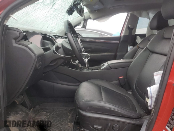 2023 Hyundai Tucson SEL with VIN 5NMJFCAE2PH264958, listed as a Copart auction lot 50922015 with 34,240 mi miles and Salvage Title. Bid and sale history available at DreamBid. Image 7.