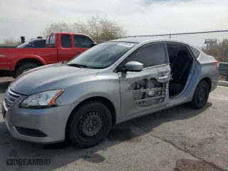 2014 Nissan Sentra SV with VIN 3N1AB7AP5EY321146, listed as a Copart auction lot 51289175 with 128,107 mi miles and Salvage Title. Bid and sale history available at carsss.com. Image 1.