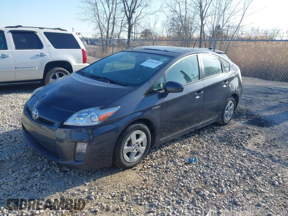 2011 Toyota Prius I with VIN JTDKN3DU8B0290855, listed as a IAAI auction lot 41987491 with 163,456 mi miles. Bid and sale history available at carsss.com. Image 17.
