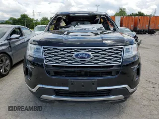 2018 Ford Explorer Platinum with VIN 1FM5K8HT6JGC48688, listed as a Copart auction lot 54159084 with 33,612 mi miles and Salvage title. Bid and sale history available at DreamBid. Image 5.
