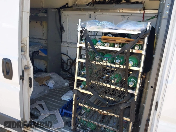 2018 Ram ProMaster Cargo with VIN 3C6TRVDG0JE154599, listed as a IAAI auction lot 42051301 with 217,320 mi miles and . Bid and sale history available at DreamBid. Image 8.