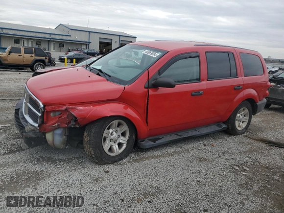 2004 Dodge Durango SXT с VIN 1D4HD38K14F186507, выставлен на аукционе Copart как лот 85959984 с пробегом 204 378 миль миль и Списание • Salvage title. История ставок и продаж доступна на DreamBid. Изображение 1.