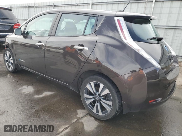 2017 Nissan LEAF S with VIN 1N4BZ0CP8HC302398, listed as a Copart auction lot 50421905 with 31,220 mi miles and Salvage Title. Bid and sale history available at carsss.com. Image 2.