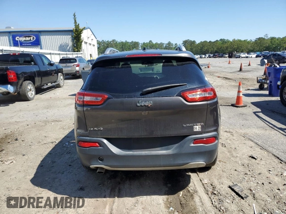 2014 Jeep Cherokee Limited with VIN 1C4PJMDB3EW249699, listed as a Copart auction lot 55488645 with 153,059 mi miles and Clean Title. Bid and sale history available at DreamBid. Image 6.