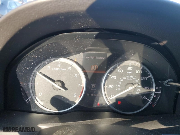 2017 Acura RDX with VIN 5J8TB4H37HL024823, listed as a Copart auction lot 84627844 with 111,151 mi miles and Salvage Title. Bid and sale history available at carsss.com. Image 9.
