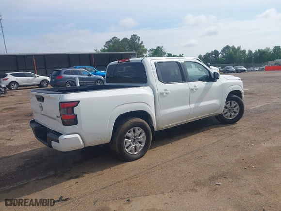 2023 Nissan Frontier SV with VIN 1N6ED1EJXPN667864, listed as a IAAI auction lot 42087863 with 44,395 mi miles. Bid and sale history available at carsss.com. Image 4.