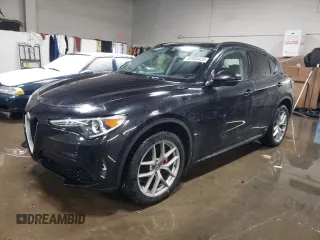 2018 Alfa Romeo Stelvio Sport z VIN ZASFAKPN4J7B58362, wystawiony jako Copart lot #87809435 z przebiegiem 38 761 mil mil oraz Szkody całkowita. Historia ofert i sprzedaży dostępna na DreamBid. Obrazek 1.