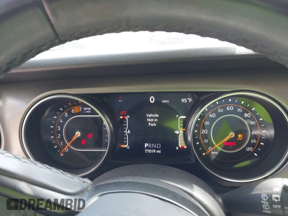 2020 Jeep Wrangler Unlimited Sport S z VIN 1C4HJXDN1LW223664, wystawiony jako IAAI lot #41886832 z przebiegiem 77 019 mil mil oraz . Historia ofert i sprzedaży dostępna na DreamBid. Obrazek 7.
