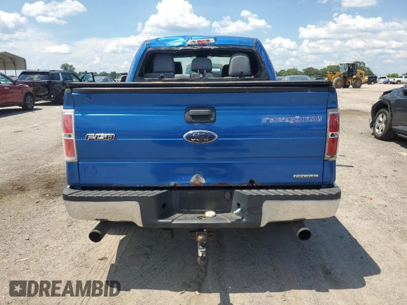 2011 Ford F-150 XL with VIN 1FTFW1EFXBFA13768, listed as a Copart auction lot 63580345 with 201,816 mi miles and Salvage title. Bid and sale history available at DreamBid. Image 6.