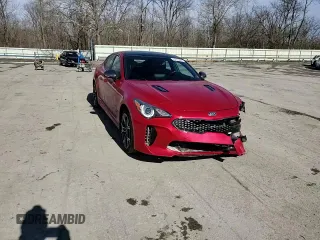 2020 Kia Stinger GT-Line with VIN KNAE15LA1L6075566, listed as a Copart auction lot 45475985 with 46,922 mi miles and Salvage Title. Bid and sale history available at DreamBid. Image 10.