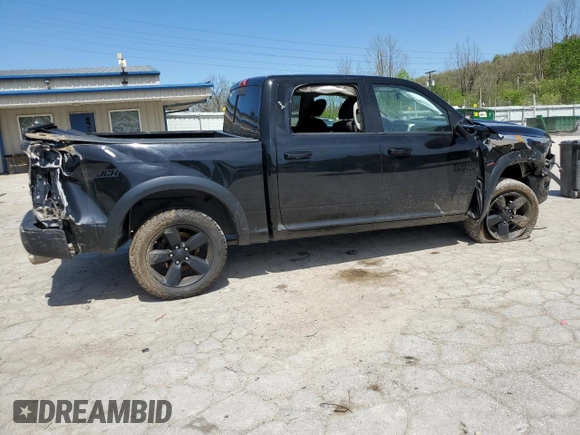 2019 Ram 1500 Warlock z VIN 1C6RR7LT1KS714908, wystawiony jako Copart lot #53509495 z przebiegiem 91 745 mil mil oraz Szkoda całkowita • Salvage title. Historia ofert i sprzedaży dostępna na DreamBid. Obrazek 3.