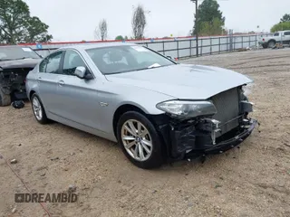 2014 BMW 5 Series 528i with VIN WBA5A5C55ED509148, listed as a IAAI auction lot 41924420 with 81,074 mi miles. Bid and sale history available at carsss.com. Image 1.