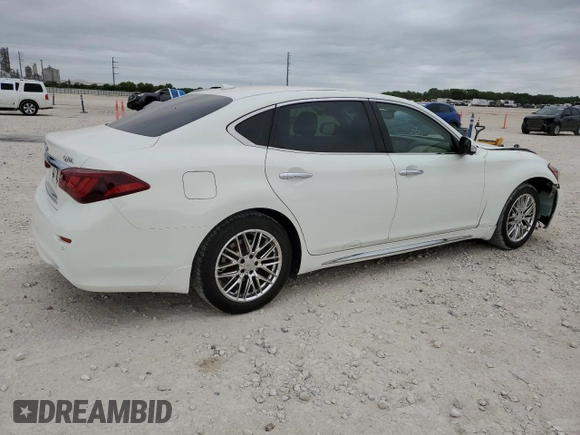 2015 Infiniti Q70 z VIN JN1BY1PP2FM601201, wystawiony jako Copart lot #53235845 z przebiegiem 62 556 mil mil oraz Szkoda całkowita • Salvage title. Historia ofert i sprzedaży dostępna na DreamBid. Obrazek 3.