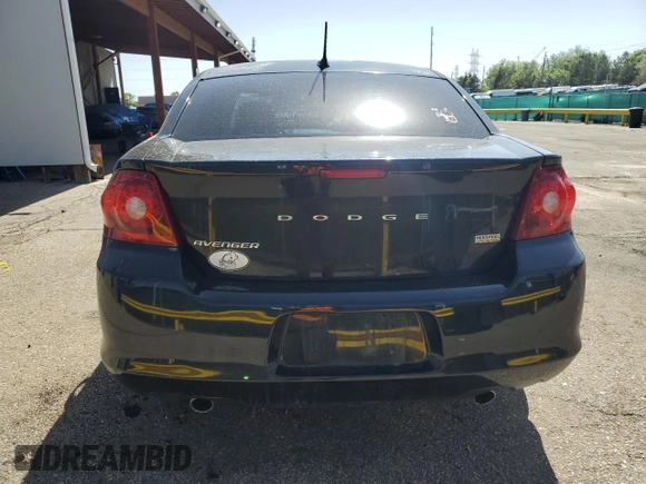2013 Dodge Avenger SXT with VIN 1C3CDZCGXDN709157, listed as a Copart auction lot 56913975 with 119,260 mi miles and Salvage title. Bid and sale history available at DreamBid. Image 6.