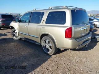 2005 Infiniti QX56 with VIN 5N3AA08C65N805580, listed as a IAAI auction lot 42009147 with 124,937 mi miles and . Bid and sale history available at carsss.com. Image 3.