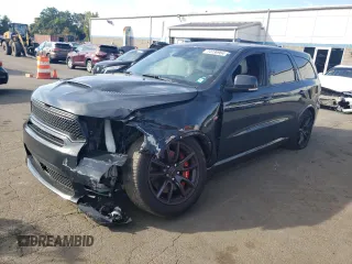 2018 Dodge Durango SRT with VIN 1C4SDJGJ9JC404819, listed as a Copart auction lot 74739964 with Not provided miles and Salvage title. Bid and sale history available at DreamBid. Image 1.
