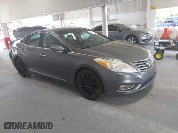 2013 Hyundai Azera with VIN KMHFH4JG3DA213459, listed as a IAAI auction lot 42642239 with 130,195 mi miles and . Bid and sale history available at DreamBid. Image 1.