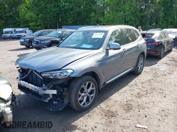 2024 BMW X3 xDrive30i z VIN 5UX53DP09R9U54829, wystawiony jako IAAI lot #42347838 z przebiegiem 36 992 mil mil oraz . Historia ofert i sprzedaży dostępna na DreamBid. Obrazek 2.