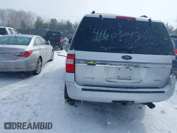 2017 Ford Expedition Max Limited с VIN 1FMJK2AT8HEA07419, выставлен на аукционе IAAI как лот 41603043 с пробегом 227 443 миль миль и . История ставок и продаж доступна на DreamBid. Изображение 3.