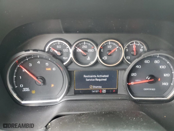 2023 Chevrolet Tahoe Commercial with VIN 1GNSKLED8PR369136, listed as a Copart auction lot 73505384 with 14,137 mi miles and Salvage Title. Bid and sale history available at carsss.com. Image 9.