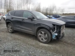 2021 Hyundai Santa Fe SE with VIN 5NMS1DAJ4MH355277, listed as a Copart auction lot 48996335 with 23,806 mi miles and Salvage Title. Bid and sale history available at carsss.com. Image 4.