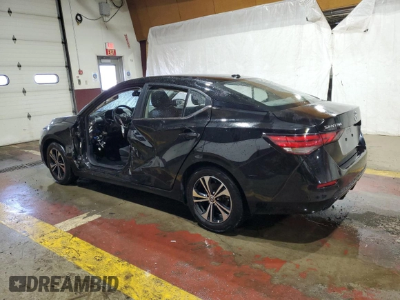 2023 Nissan Sentra SV with VIN 3N1AB8CV9PY260369, listed as a Copart auction lot 54586405 with 41,412 mi miles and Salvage Title. Bid and sale history available at carsss.com. Image 2.